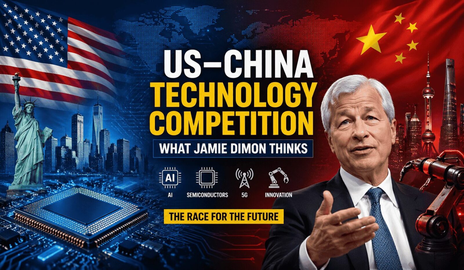 us china technology competition dimon