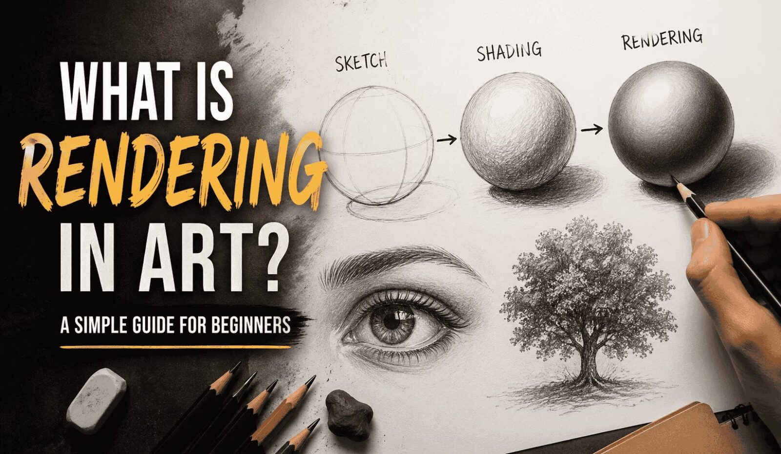 what is rendering in art