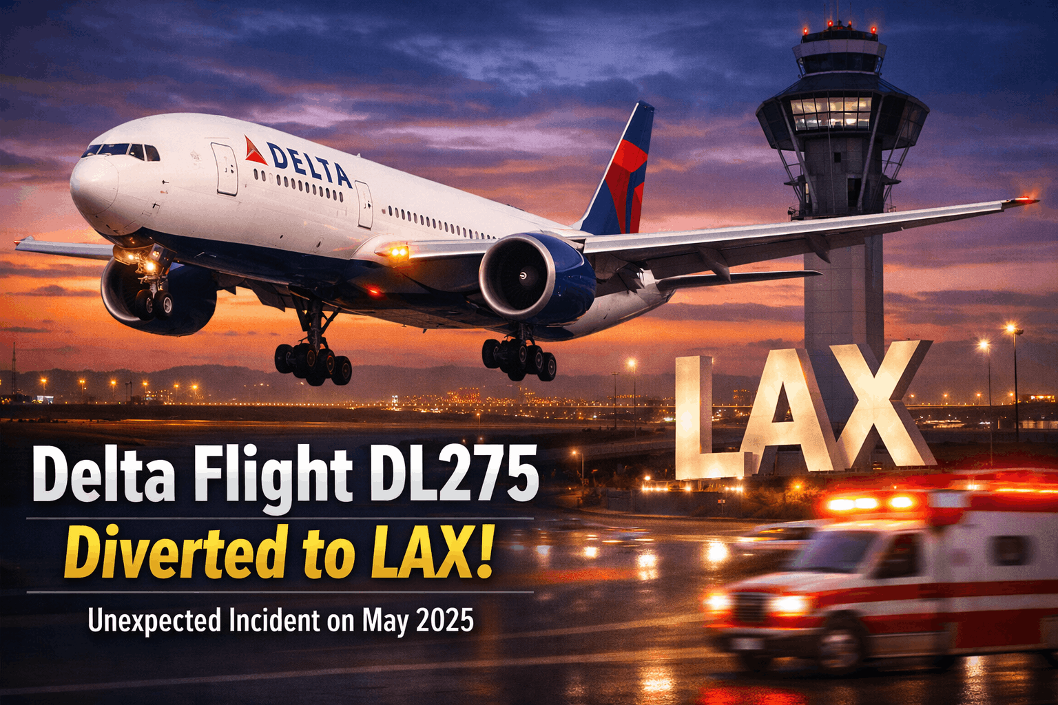 Delta Flight DL275 Diverted to LAX: What Happened